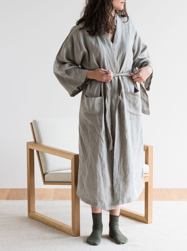 Puddle Linen Robe