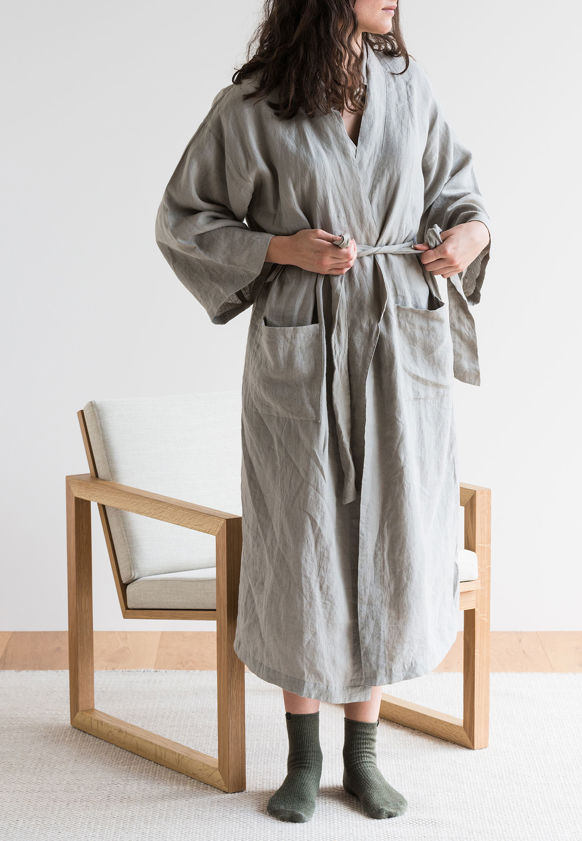 Puddle Linen Robe