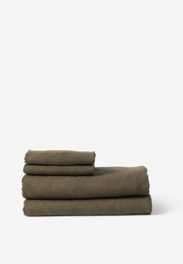 Ivy Linen Fitted Sheet