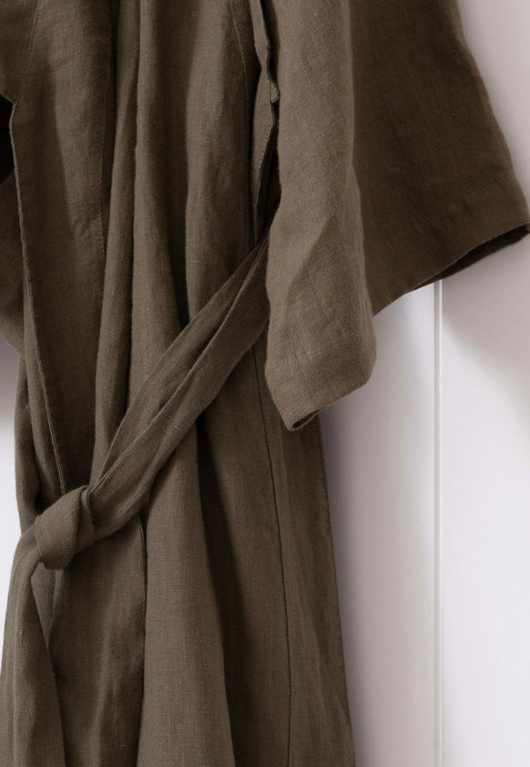 Ivy Men's Linen Robe