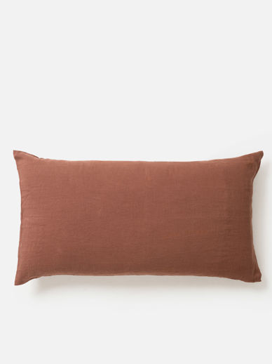 Plum Linen Lodge Pillowcase PR