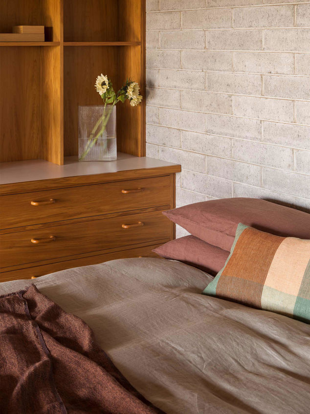 Plum Linen Lodge Pillowcase Pair