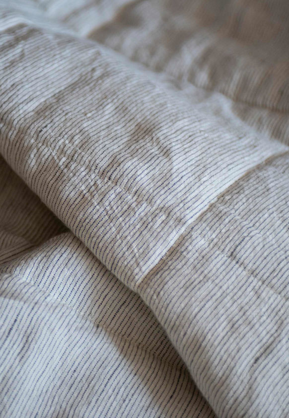 Pinstripe Linen Quilt