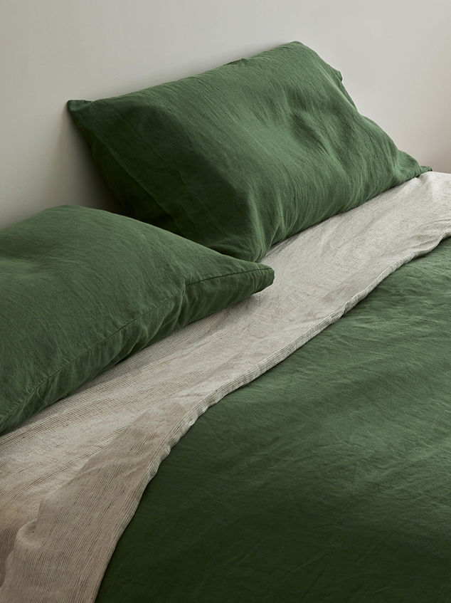 Spearmint Linen Lodge Pillowcase Pair