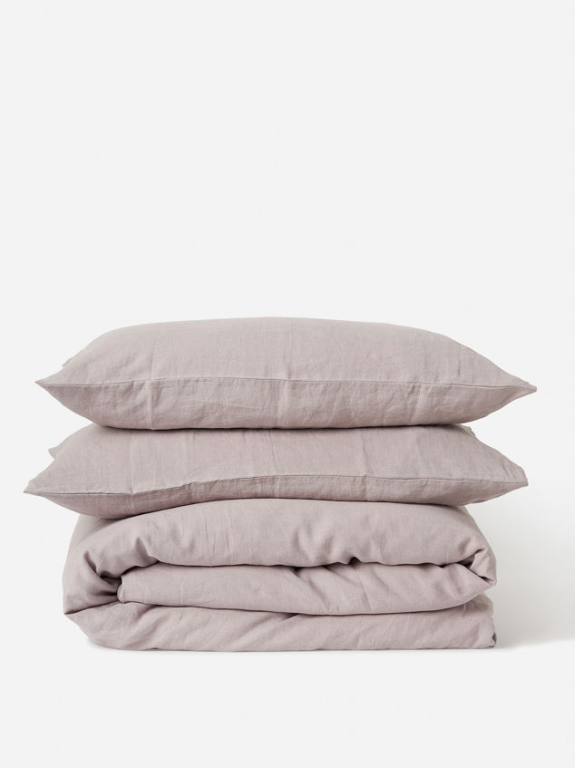 Pansy Linen Duvet Cover