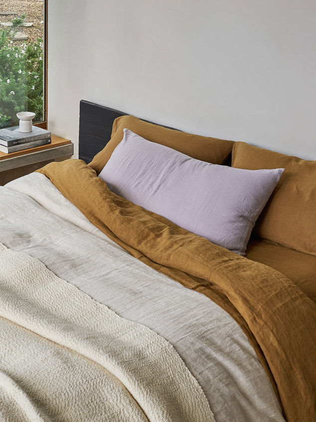 Pansy Linen Lodge Pillowcase Pair
