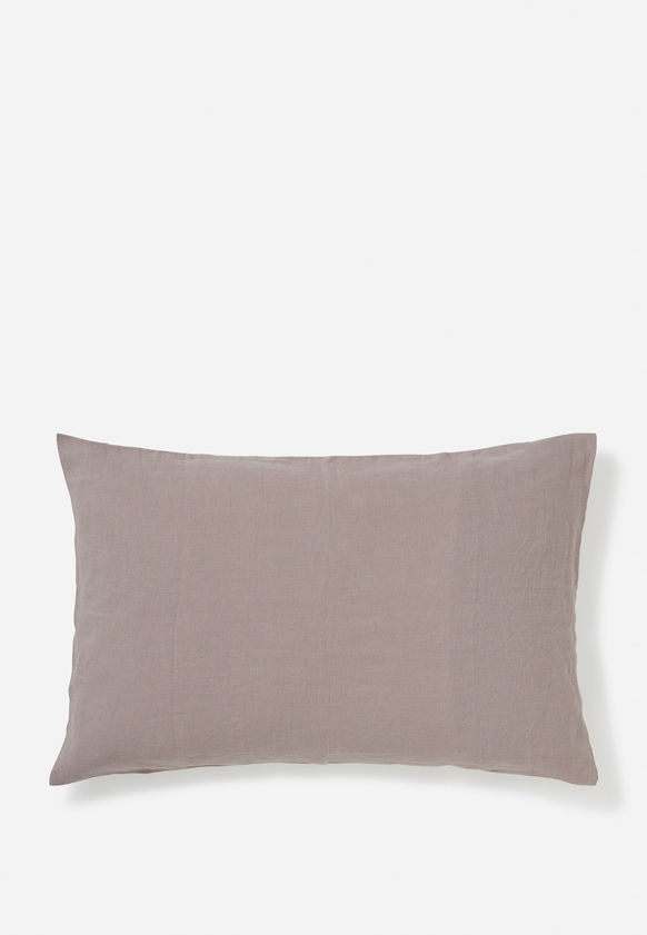 Pansy Linen Pillowcase Pair