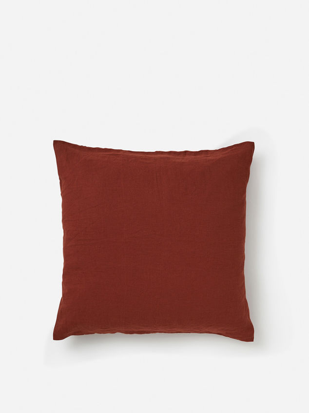 Brick Linen Euro Pillowcase