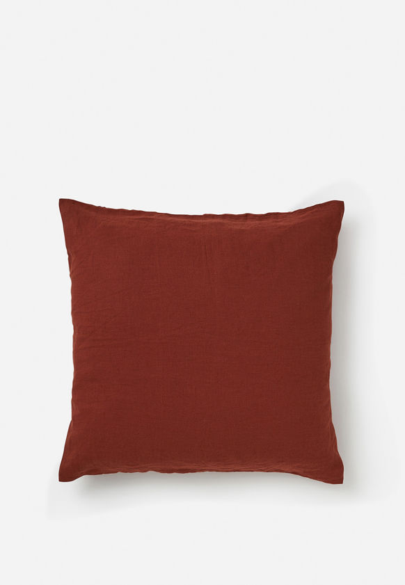 Brick Linen Euro Pillowcase