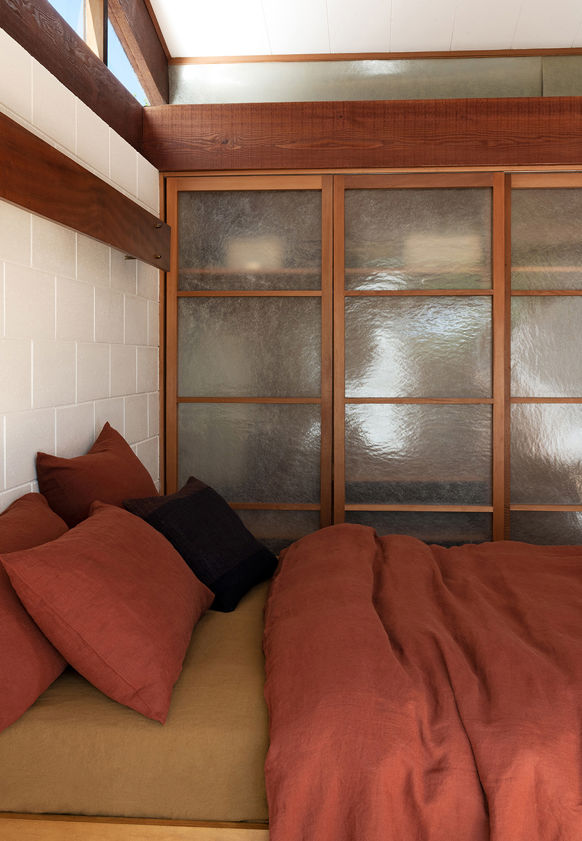 Brick Linen Lodge Pillowcase Pair