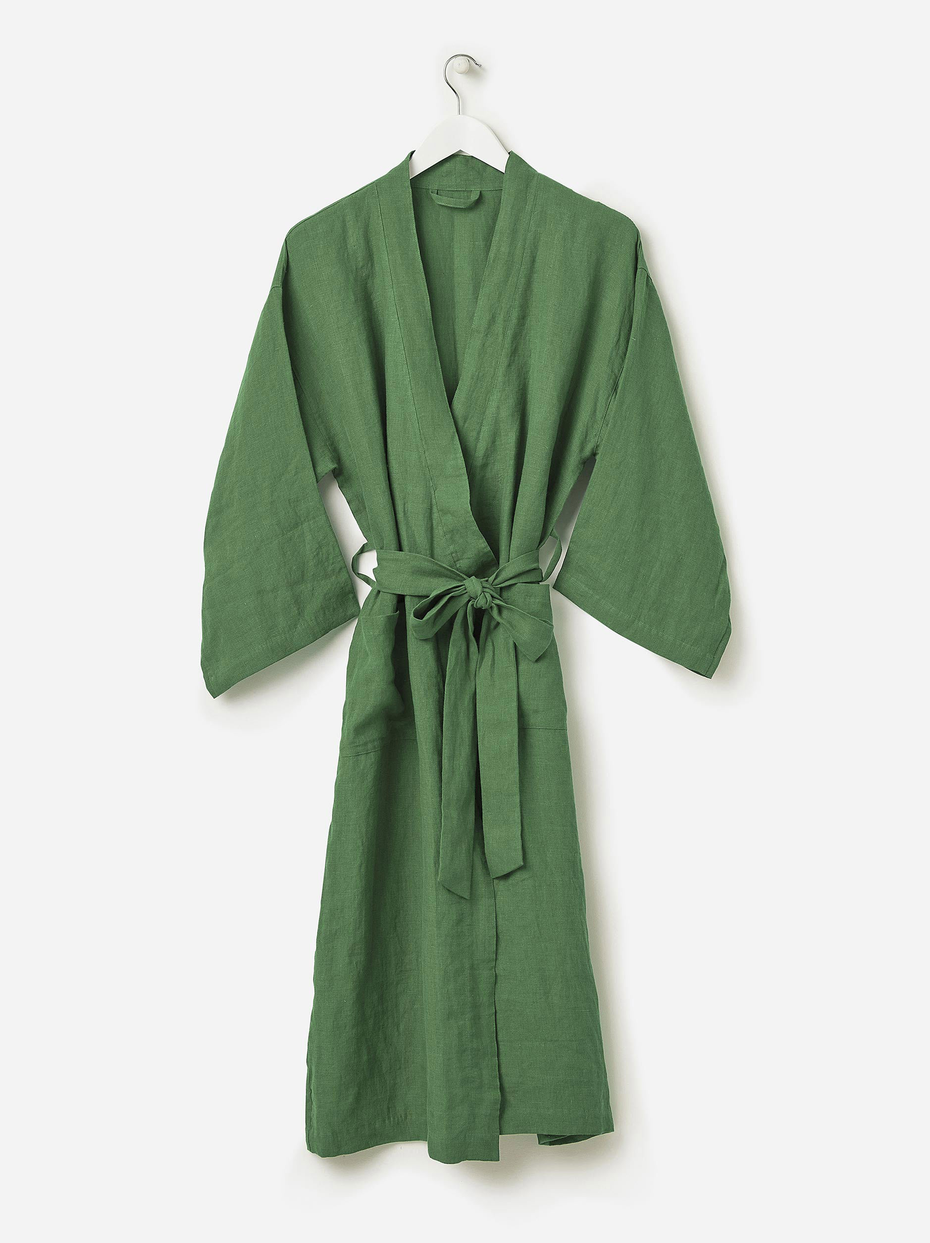 Spearmint Linen Robe