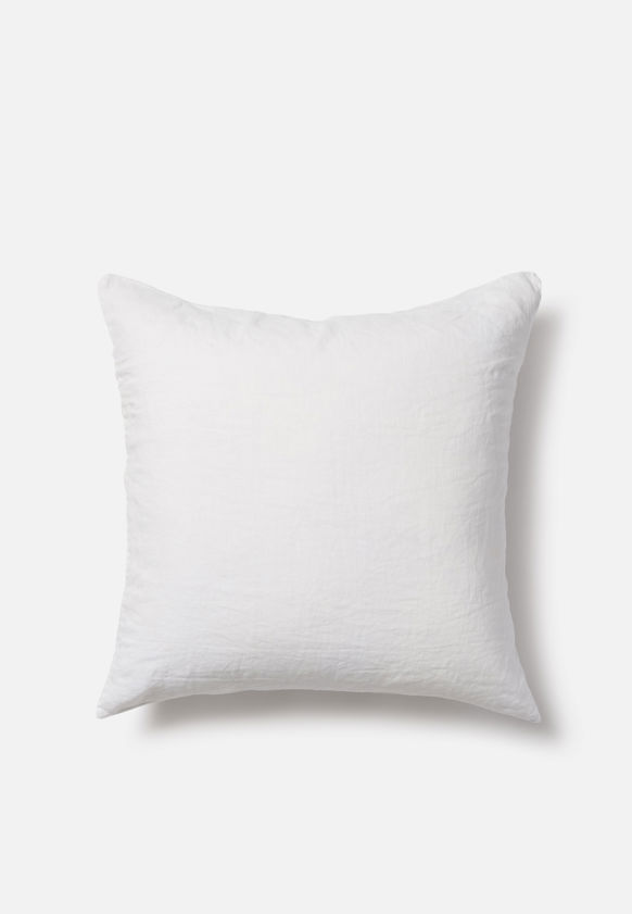 White Linen Euro Pillowcase