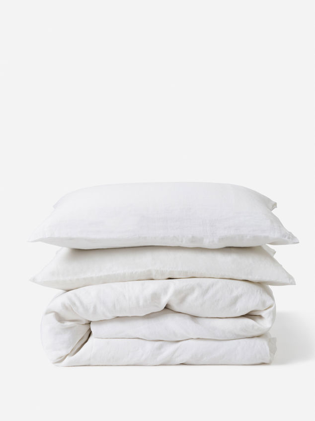White Linen Euro Pillowcase
