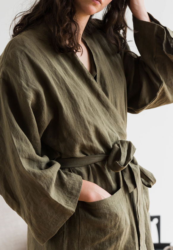 Ivy Linen Robe