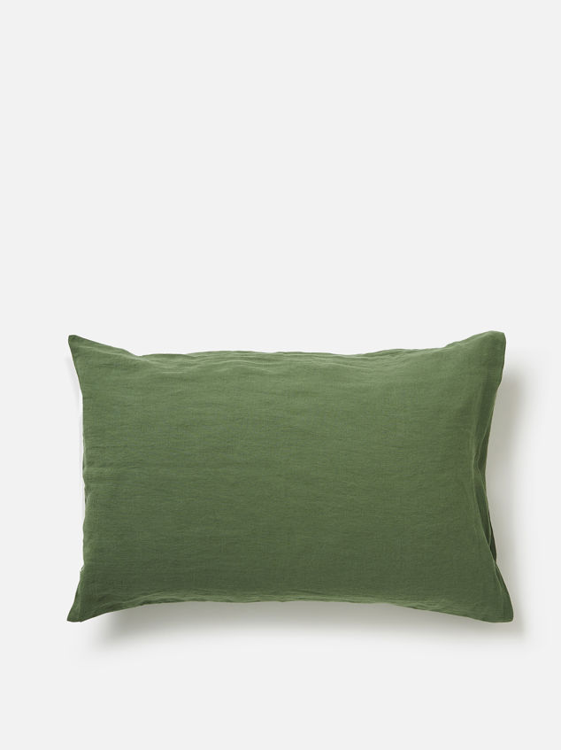 Spearmint Linen Pillowcase Pair