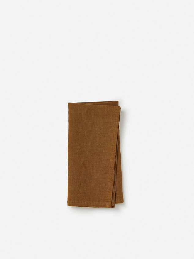 Ochre Linen Napkin