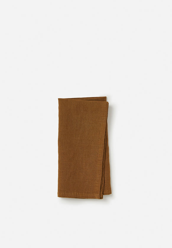 Ochre Linen Napkin