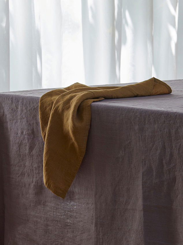 Ochre Linen Napkin