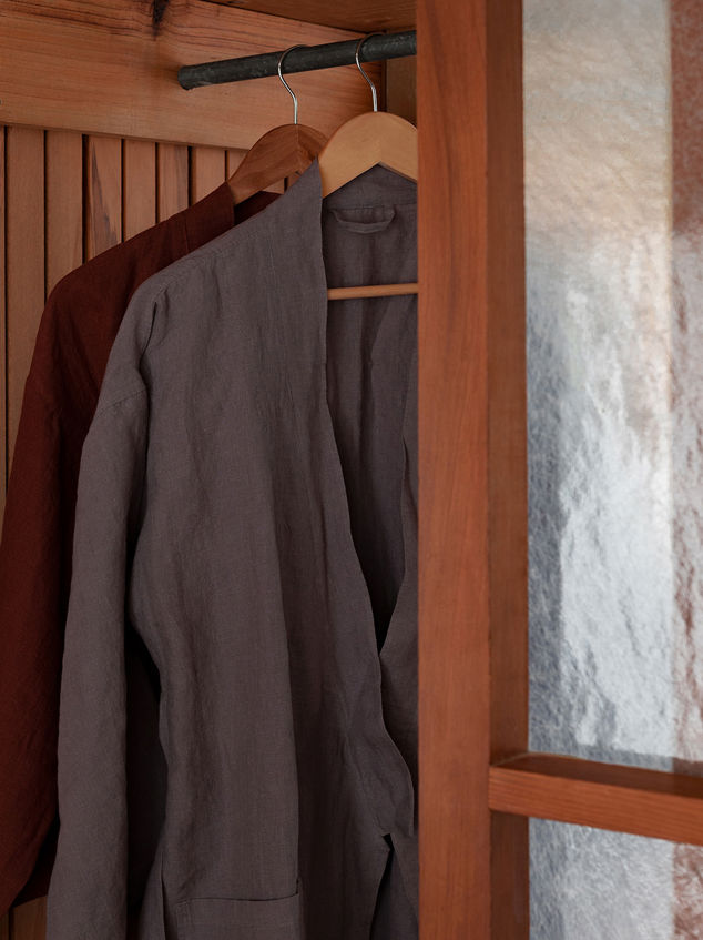 Lupin Linen Robe