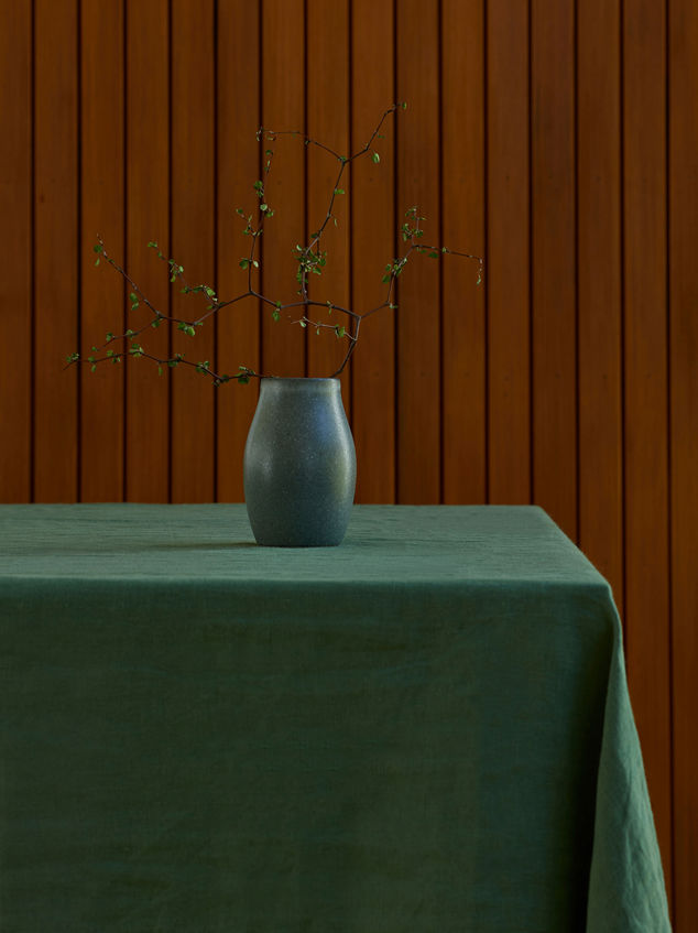 Spearmint Linen Tablecloth