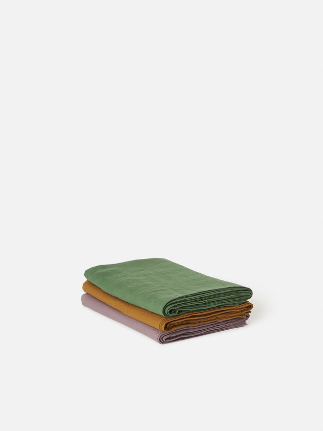 Ochre Linen Tablecloth