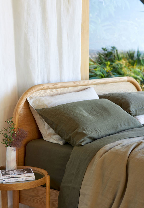 Ivy Linen Fitted Sheet