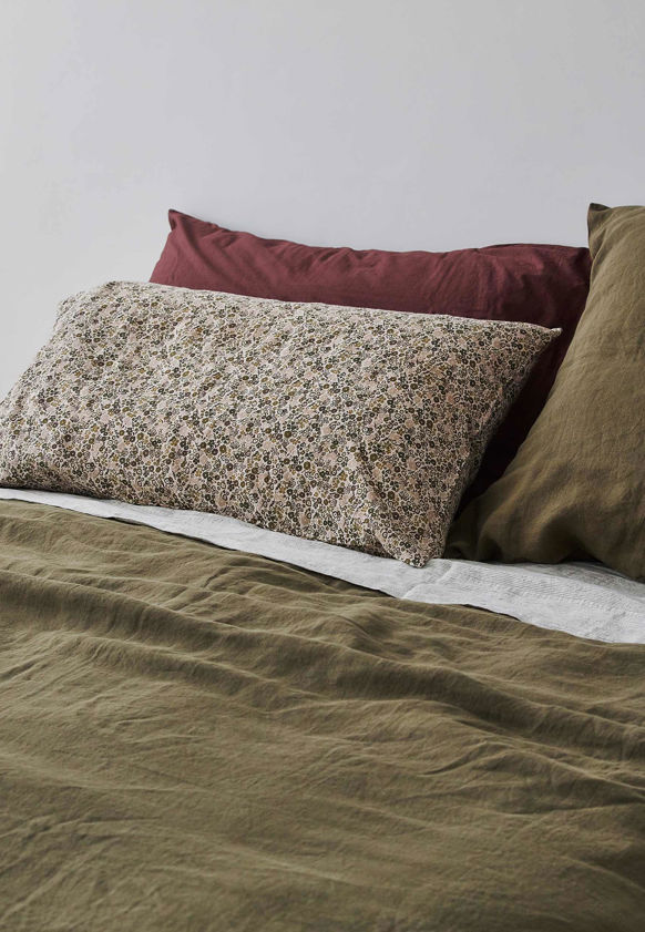 Wildflower Linen Pillowcase Pair