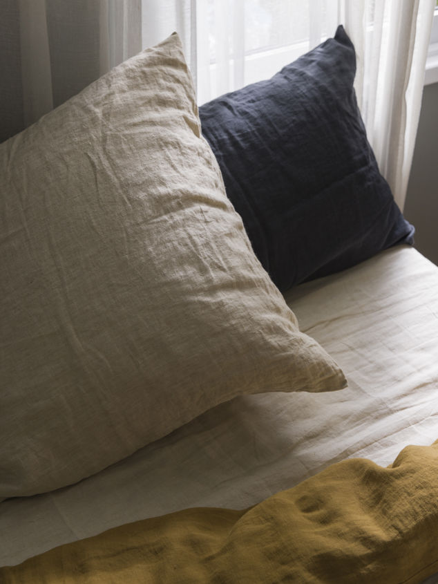 Chambray Linen Fitted Sheet