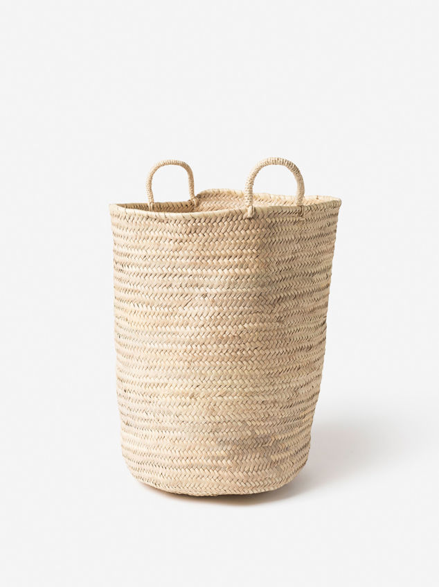 Moroccan Tall Storage Basket
