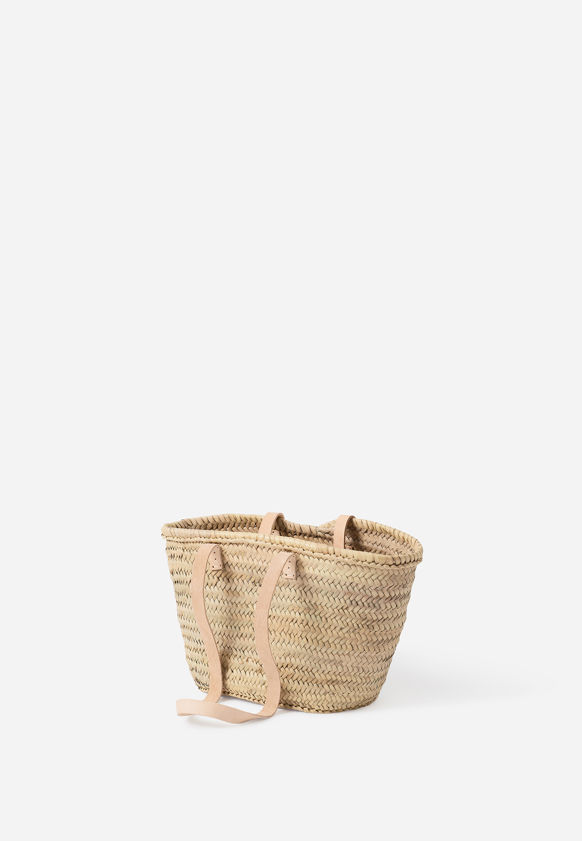 Moroccan Basket w/Long Handles