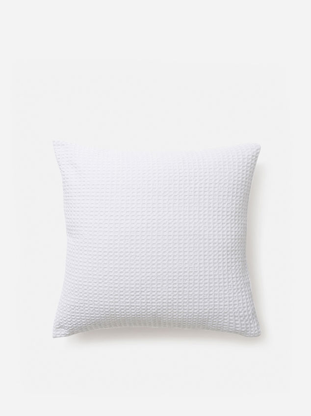Waffle Organic Cotton Euro Pillowcase