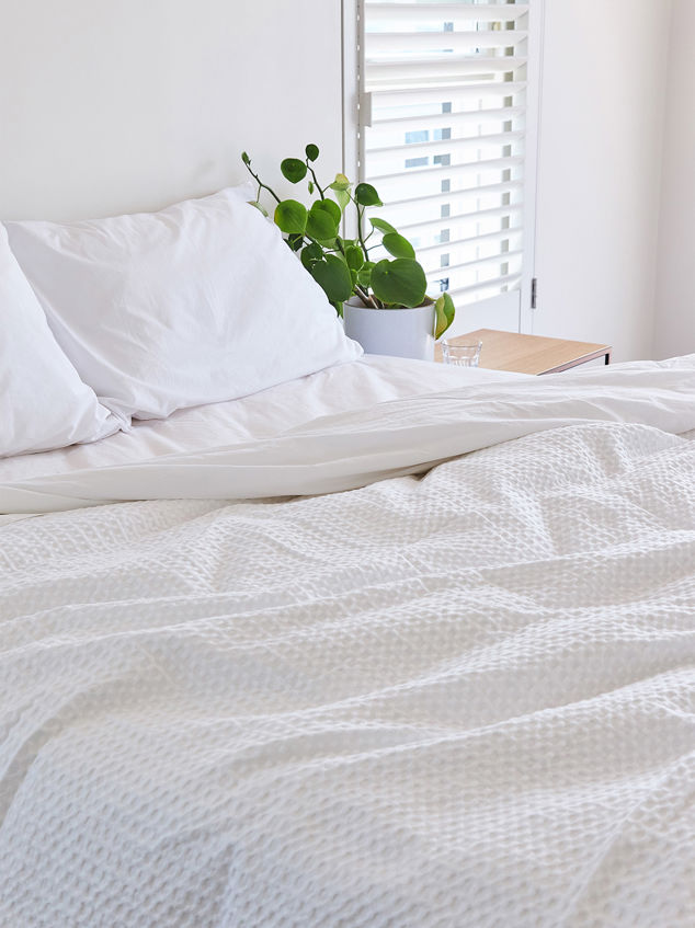 Waffle Organic Cotton Duvet Cover