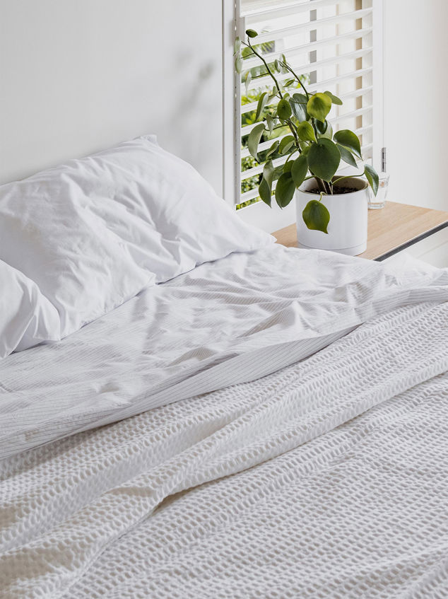 Waffle Organic Cotton Duvet Cover
