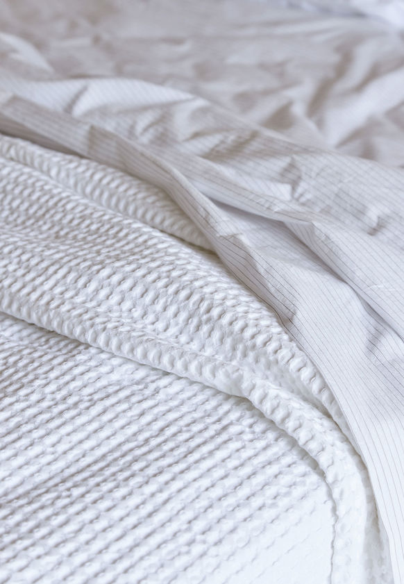 Waffle Organic Cotton Bedspread