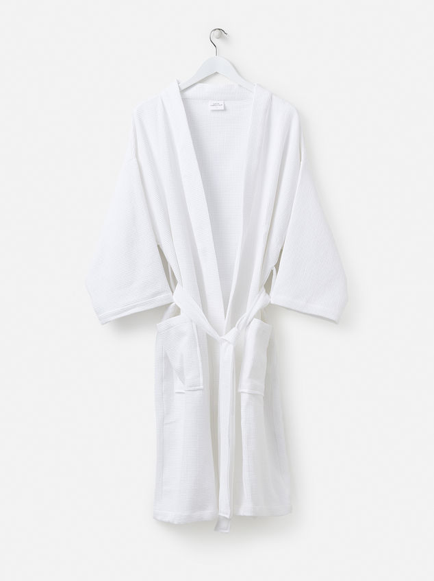 Mini Waffle Organic Cotton Bath Robe