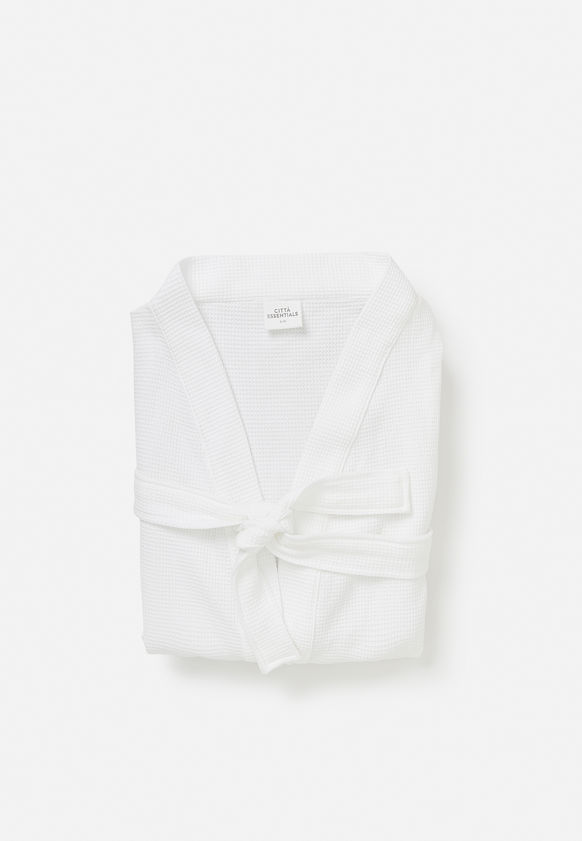 Mini Waffle Organic Cotton Bath Robe