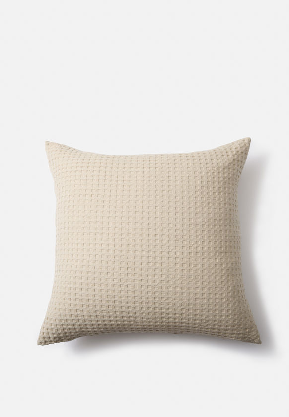 Textured Waffle Euro Pillowcase