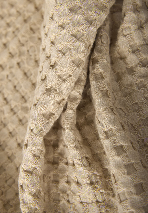 Textured Waffle Duvet Cover