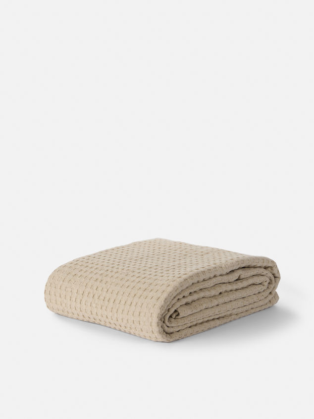 Textured Waffle Bedspread