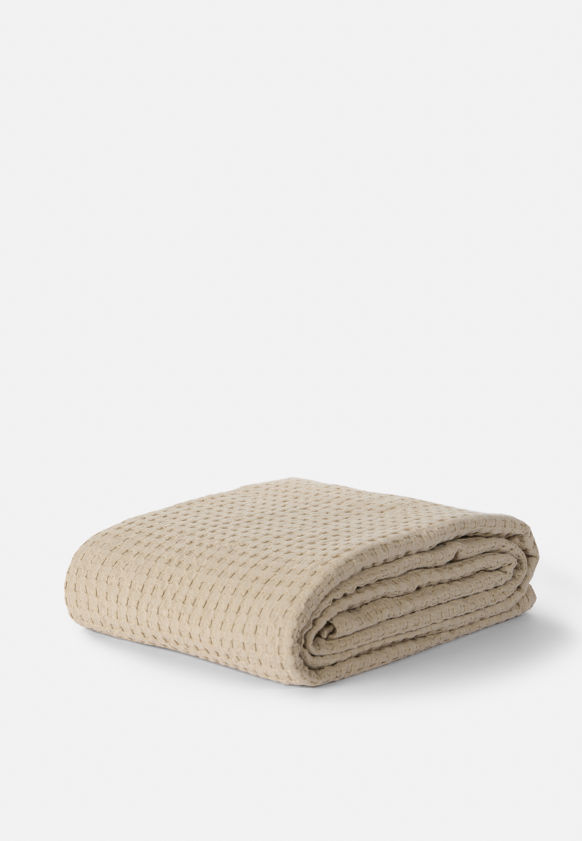 Textured Waffle Bedspread