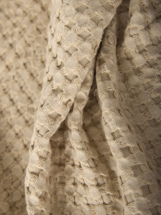 Textured Waffle Bedspread