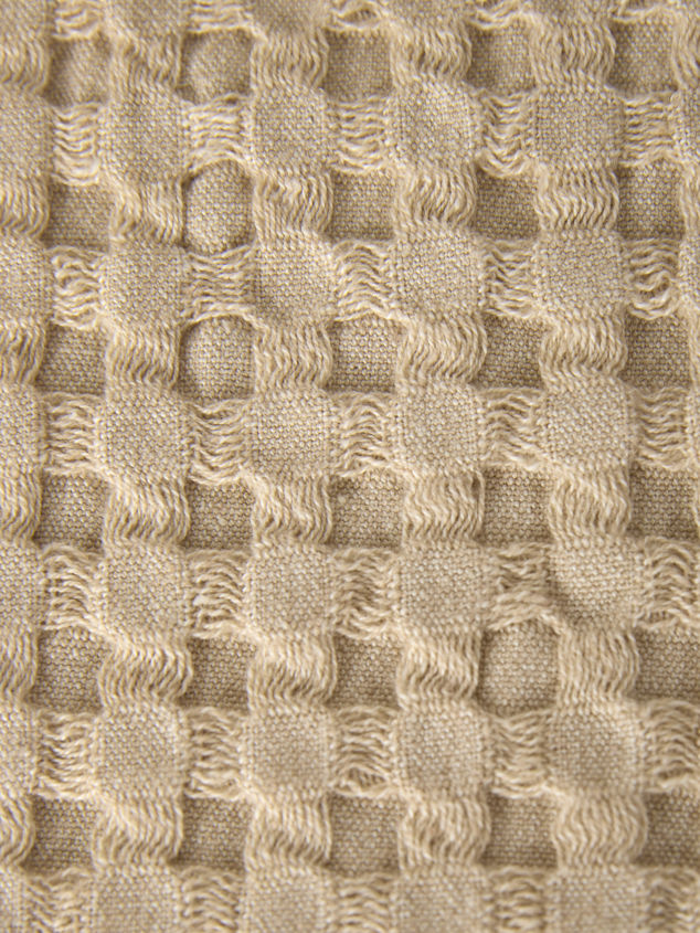 Textured Waffle Bedspread