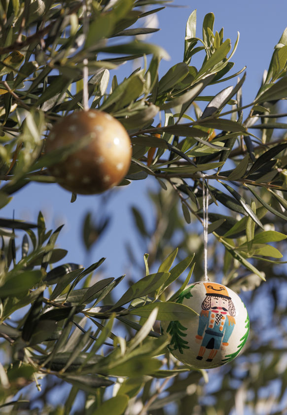 Hand-Painted Baubles S/4