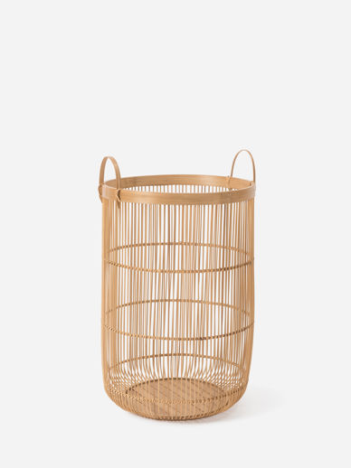 Rakei Tall Bamboo Basket