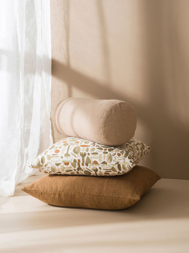 Heavy Linen Jute Cushion Cover