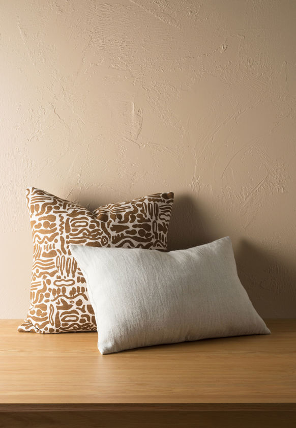 Heavy Linen Jute Cushion Cover