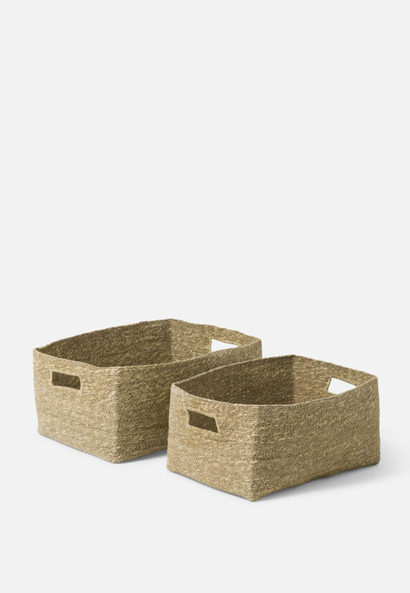 Woven Storage Basket Set/2
