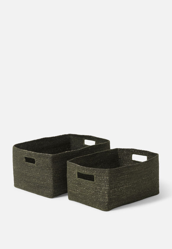 Woven Storage Basket Set/2