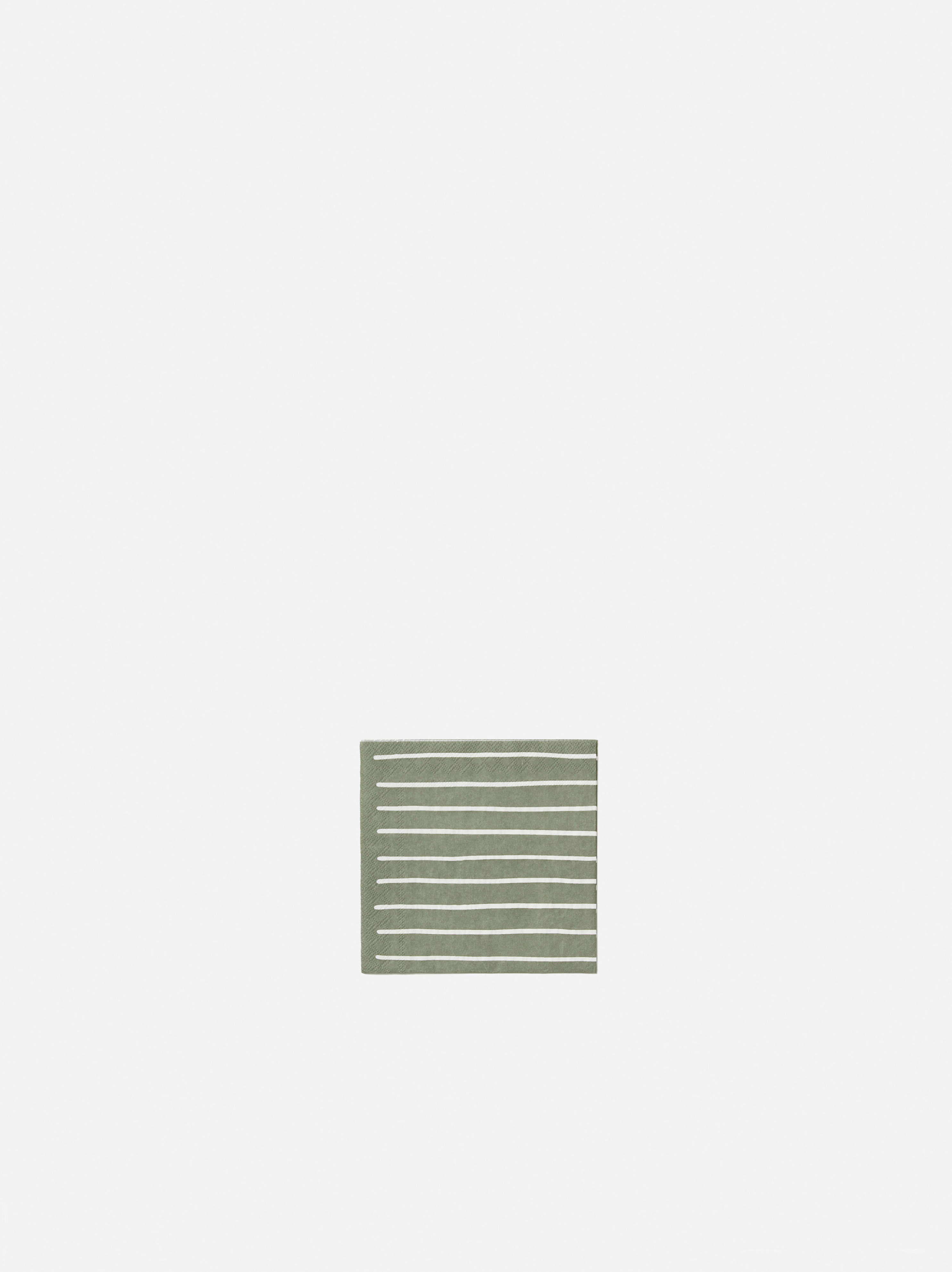 Stripe Cocktail Napkin Pack/20
