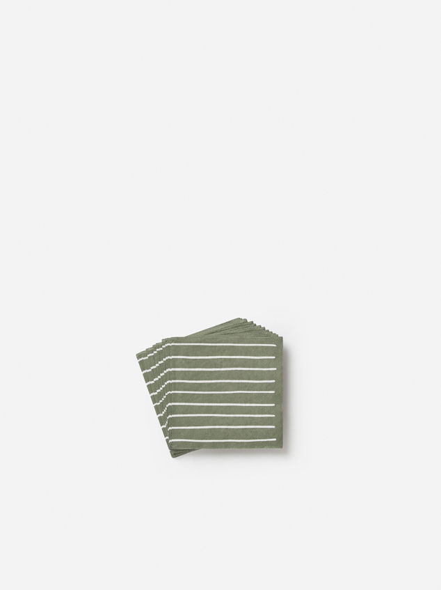 Stripe Cocktail Napkin Pack/20